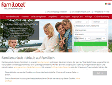 Tablet Screenshot of familotel.com